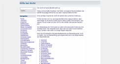 Desktop Screenshot of hilfe-bei-gicht.de